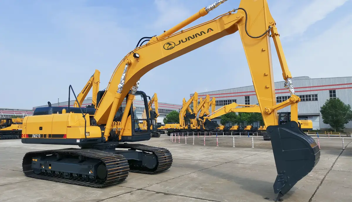 JM210 wheeled excavator