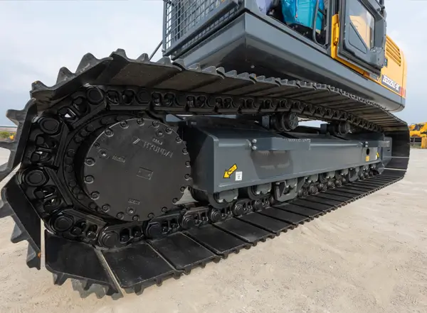 crawler excavator to withstand high impact loads.