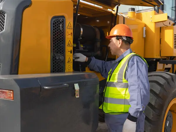 maintenance of wheel loader