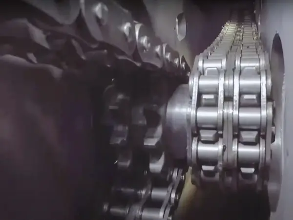 Double row roller chain