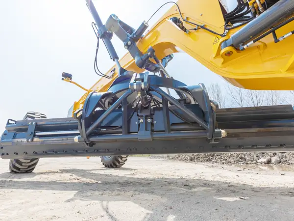 motor grader Hydraulically locked, automatically locked