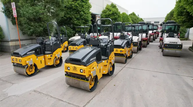 construction road roller types