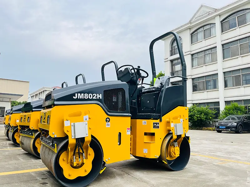 JM802H 2T double road roller